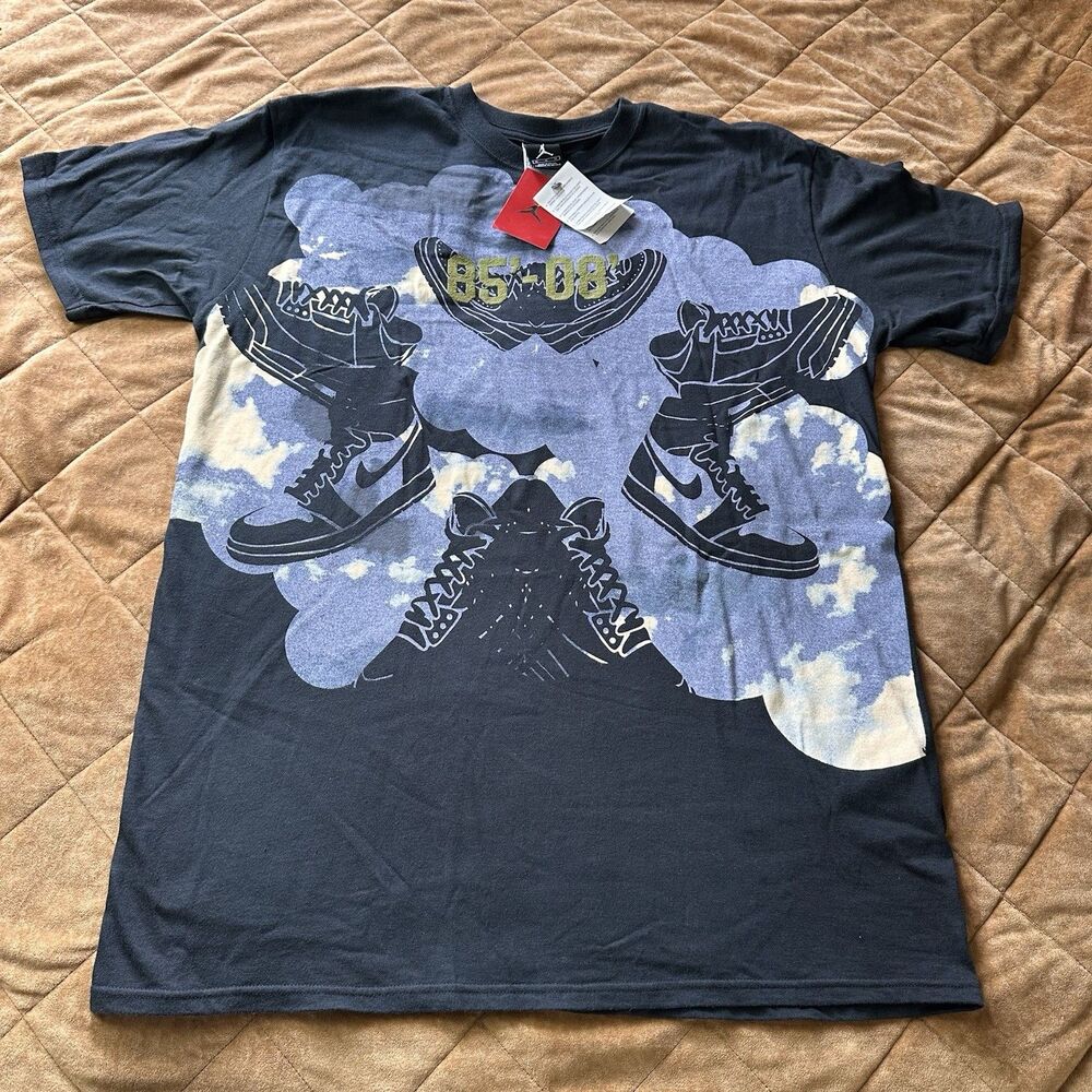 Vintage Jordan T Shirt 85-08 New With Tags Deadstock Y2K Mens XL - Picture 2 of 6